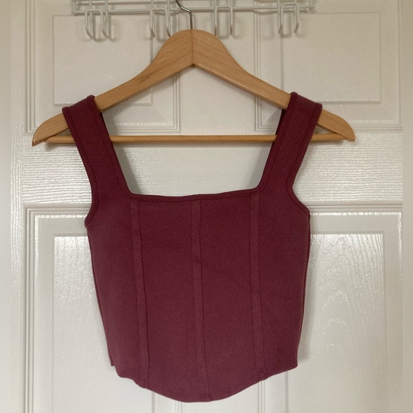 NWOT Zara Crop Tank Top - Picture 1 of 5
